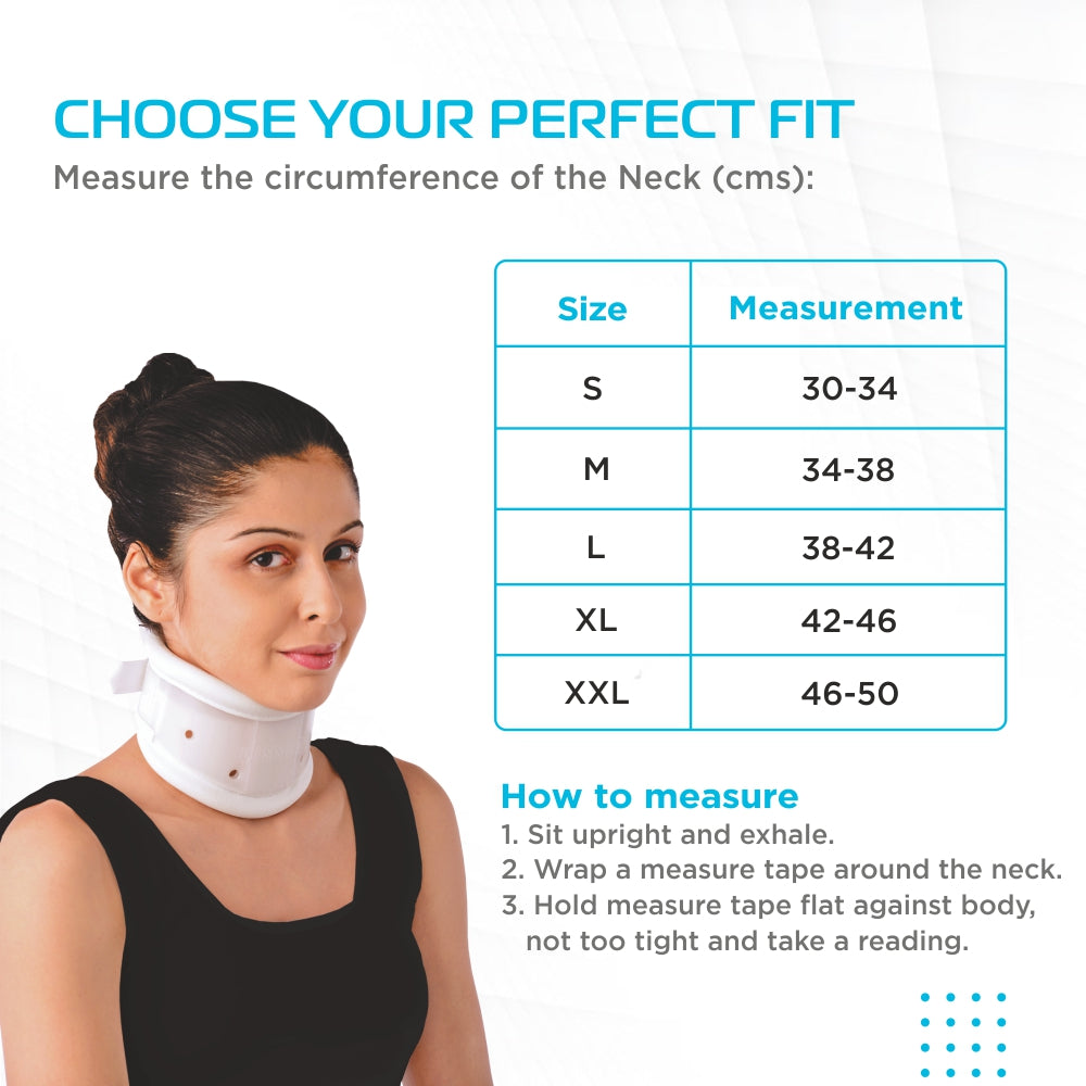 "FIRM CERVICAL COLLAR - ADJ. HEIGHT"