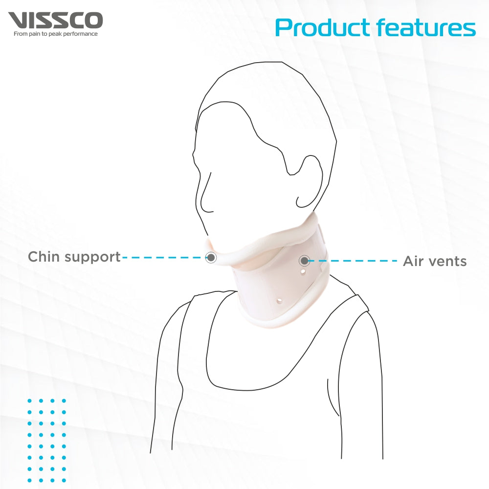 "FIRM CERVICAL COLLAR WITH CHIN SUPPORT"