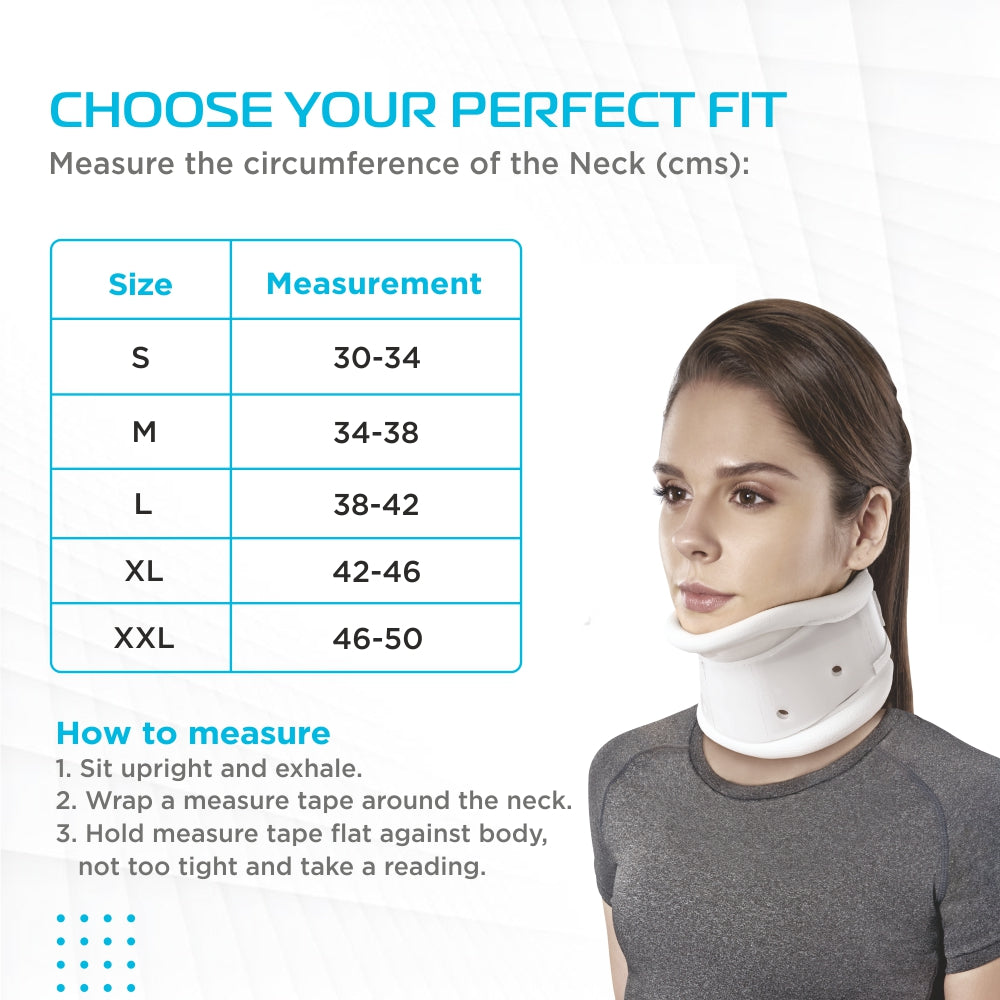 "FIRM CERVICAL COLLAR WITH CHIN SUPPORT"