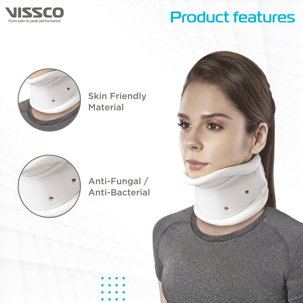 "FIRM CERVICAL COLLAR WITH CHIN SUPPORT"