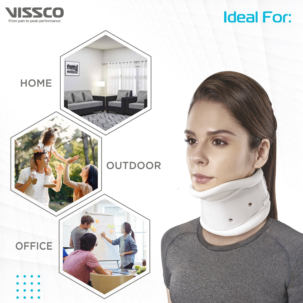 "FIRM CERVICAL COLLAR WITH CHIN SUPPORT"