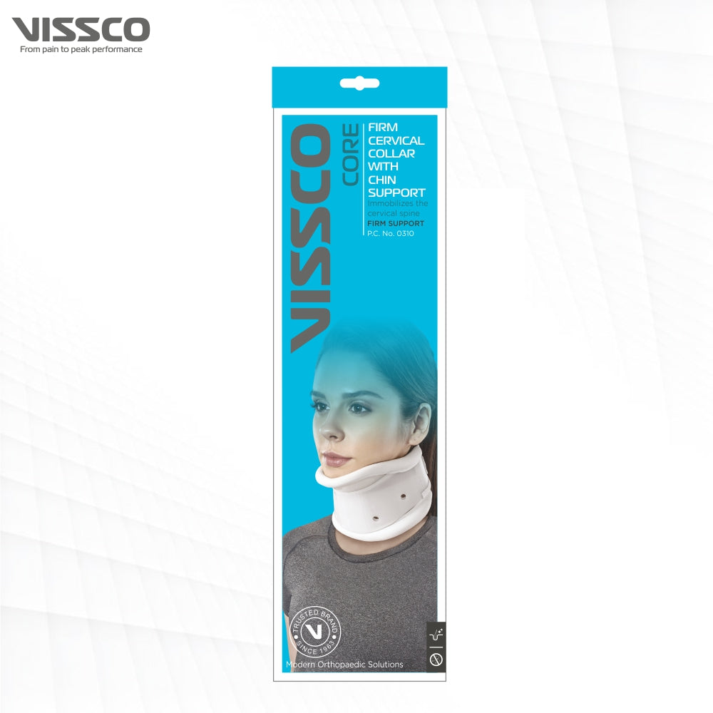 "FIRM CERVICAL COLLAR WITH CHIN SUPPORT"