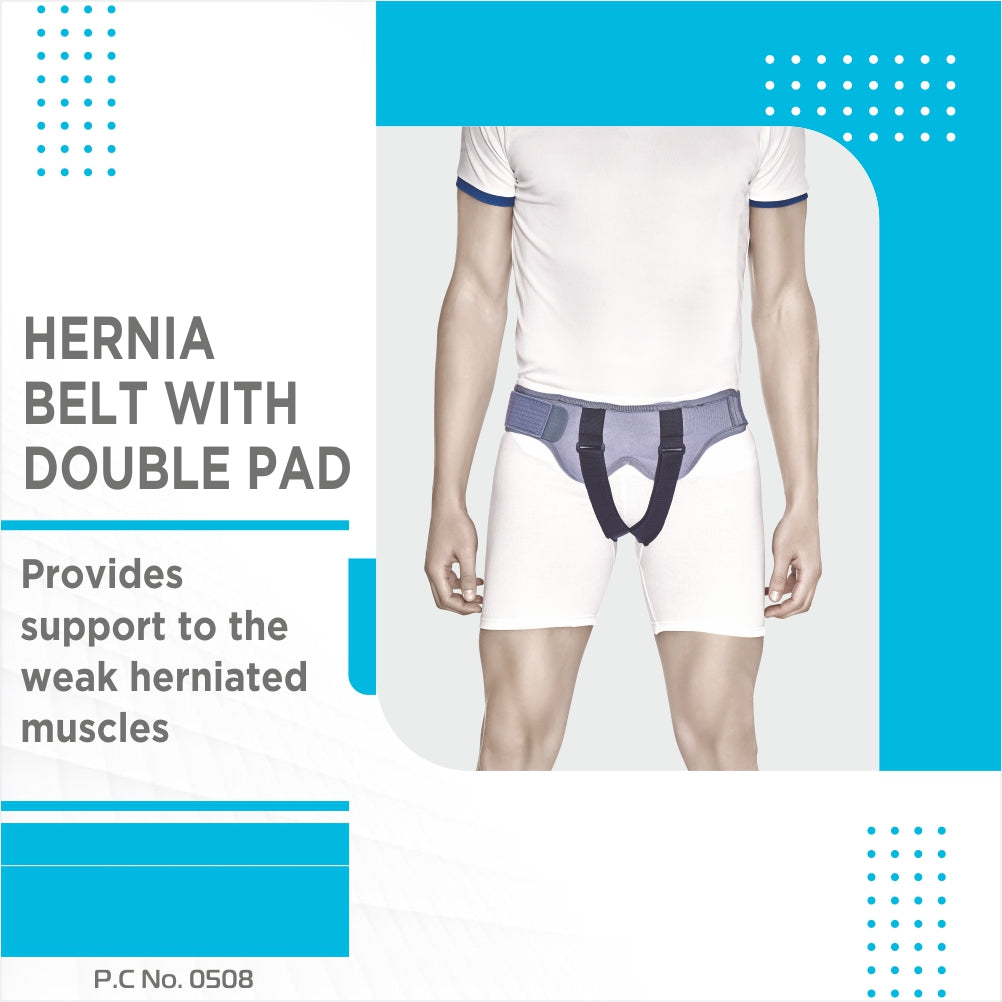 "NEW HERNIA BELT WITH - DOUBLE PAD"
