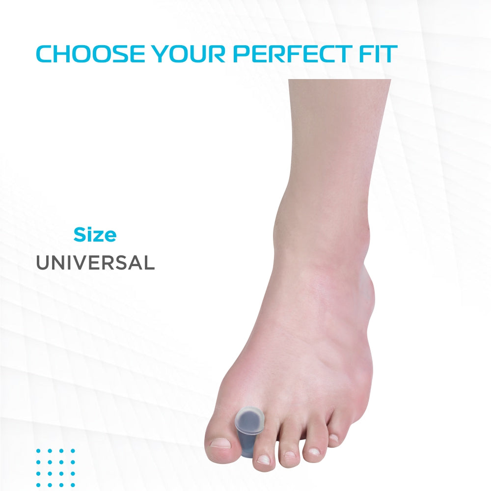 Toe Spreader | Helps to Align Correct Position & Prevent Deformity of the Toes (Grey)
