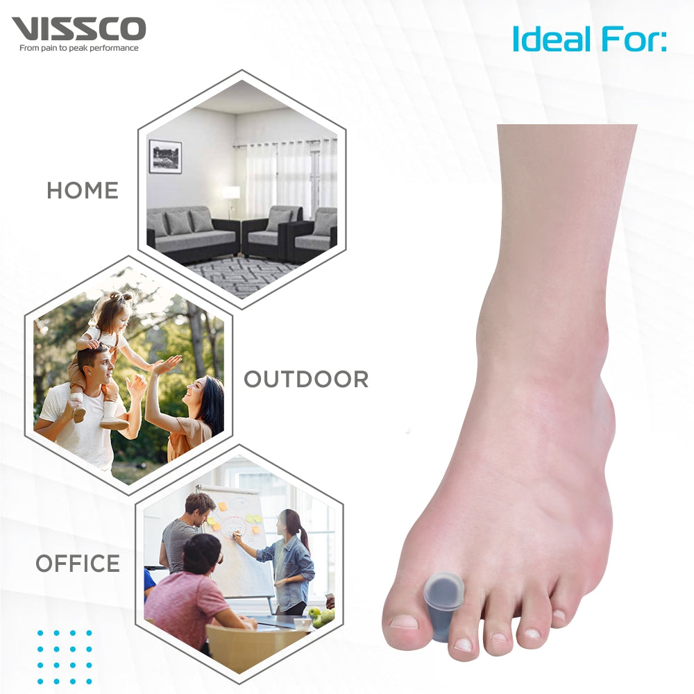 Toe Spreader | Helps to Align Correct Position & Prevent Deformity of the Toes (Grey)