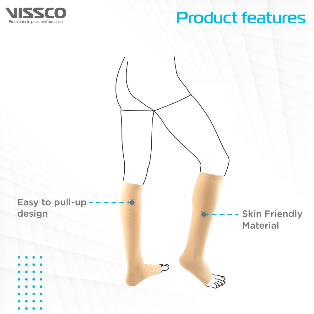 "MEDICAL COMPRESSION STOCKINGS BELOW KNEE"