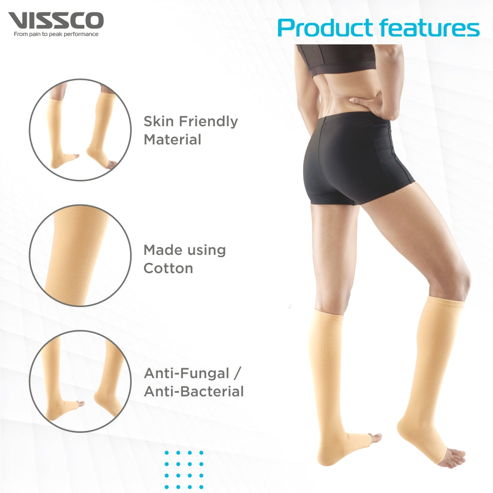 "MEDICAL COMPRESSION STOCKINGS BELOW KNEE"