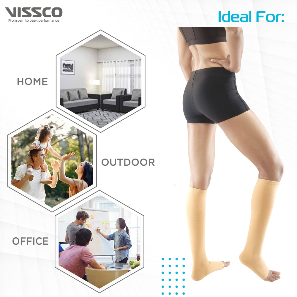 "MEDICAL COMPRESSION STOCKINGS BELOW KNEE"