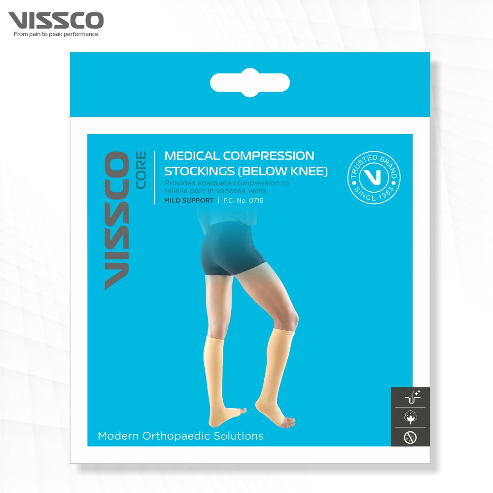 "MEDICAL COMPRESSION STOCKINGS BELOW KNEE"