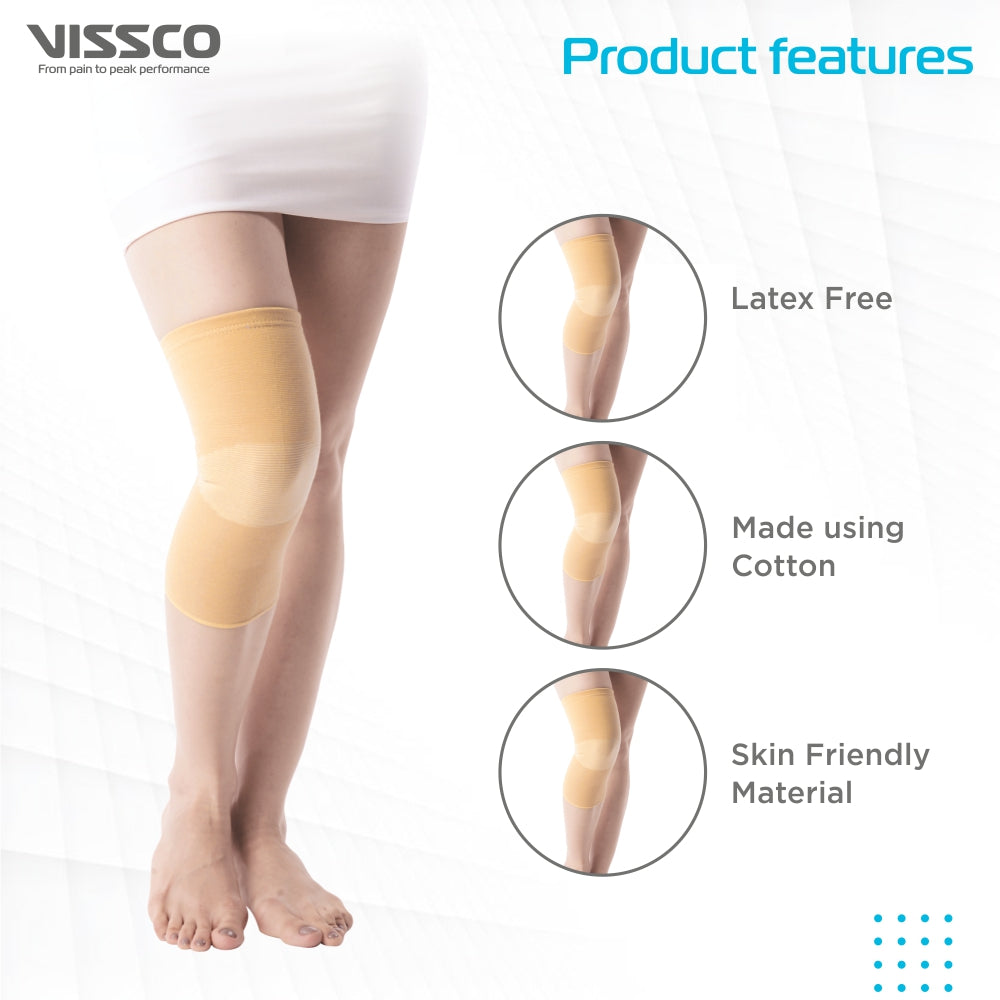 PATELLA RIBBED ELASTICATED KNEE CAP