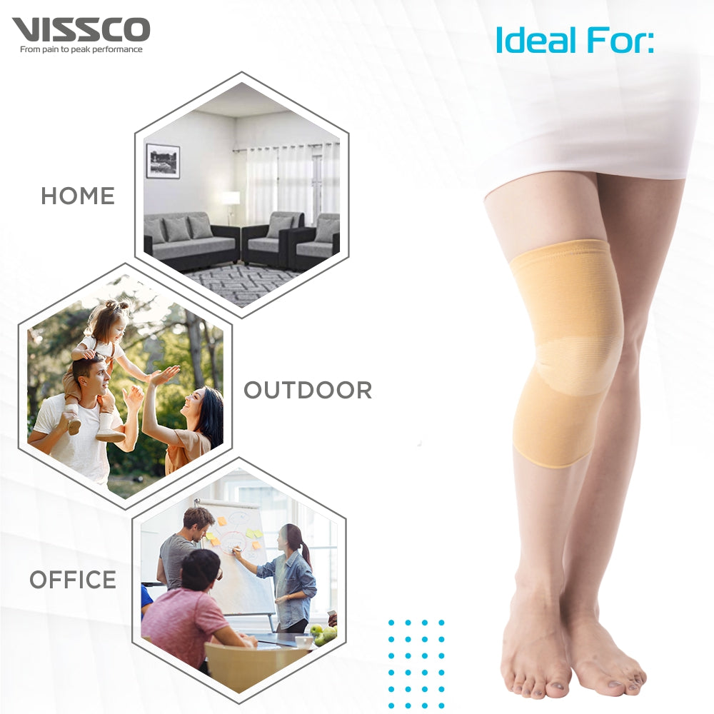 PATELLA RIBBED ELASTICATED KNEE CAP
