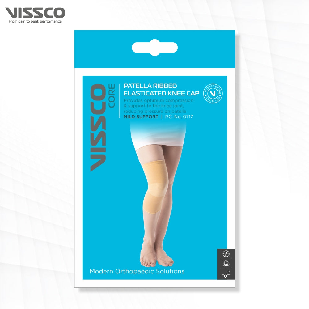 PATELLA RIBBED ELASTICATED KNEE CAP