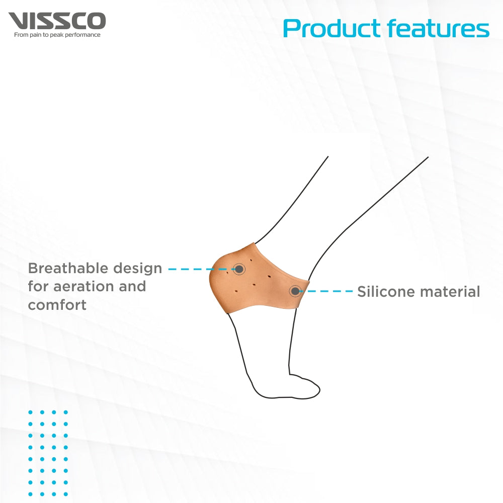 "SILICONE ANTI CRACK HEEL PROTECTOR"