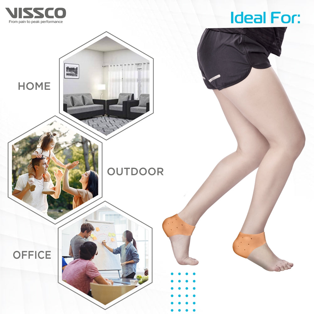 "SILICONE ANTI CRACK HEEL PROTECTOR"
