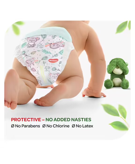 Huggies Premium Nature Care Pants Medium Size Diapers - 22 Pieces