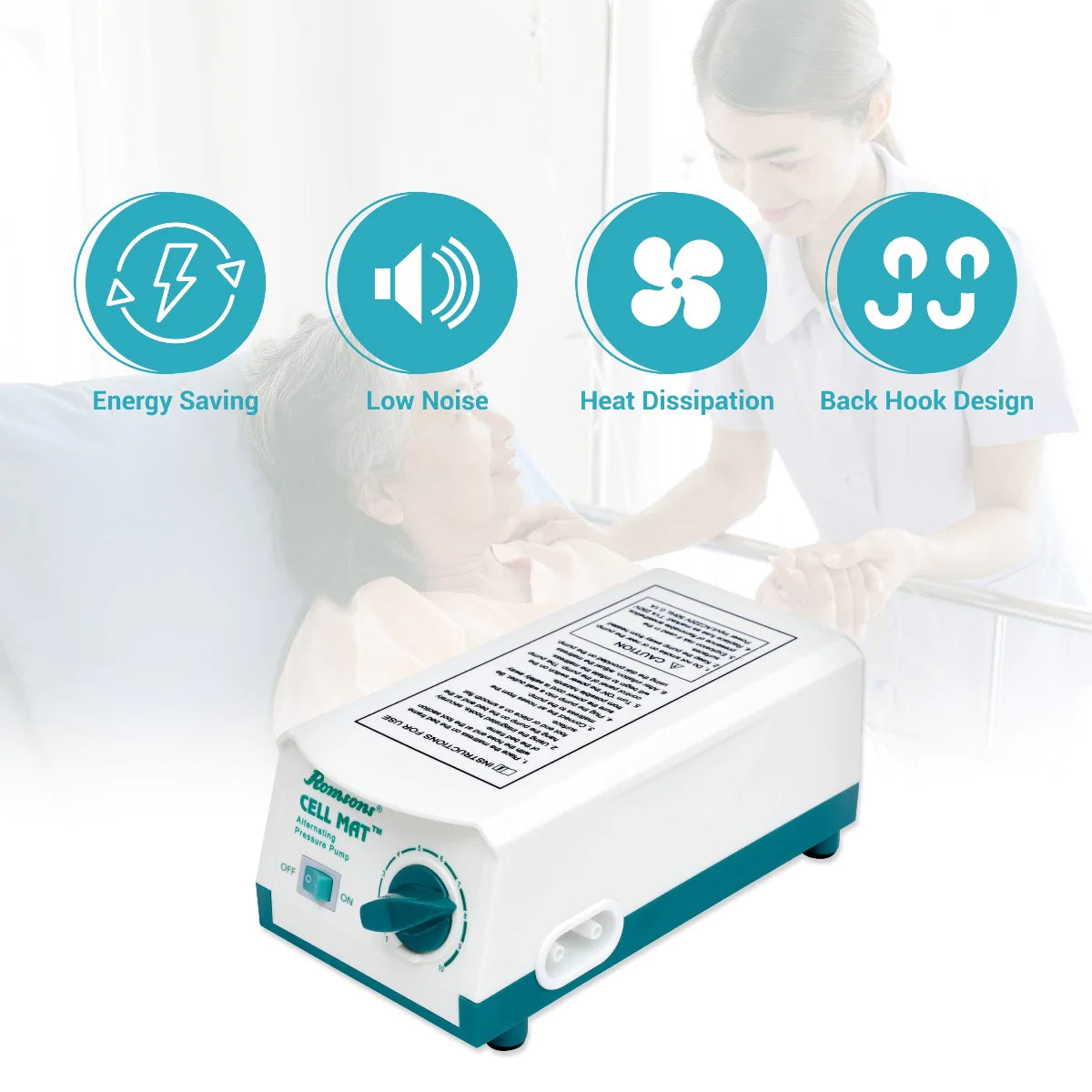 Cell Mat Air Mattress with Air Pump for Prevention of Bed Sore