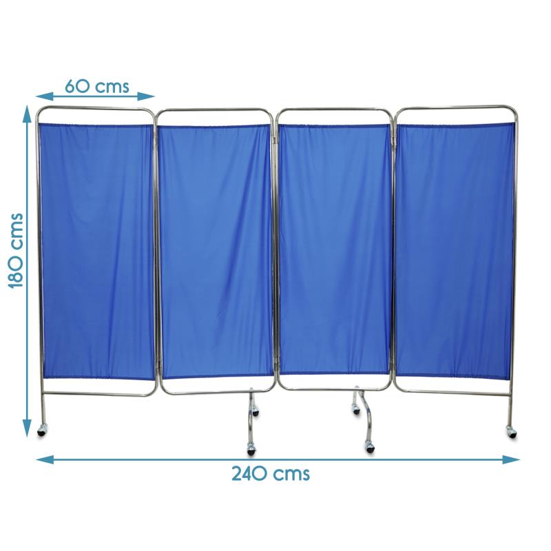 KosmoCare 4-Panel Hospital Bed Screen