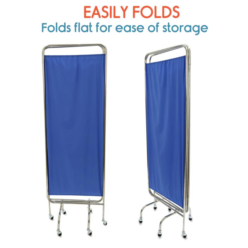 KosmoCare 3-Panel Hospital Bed Screen