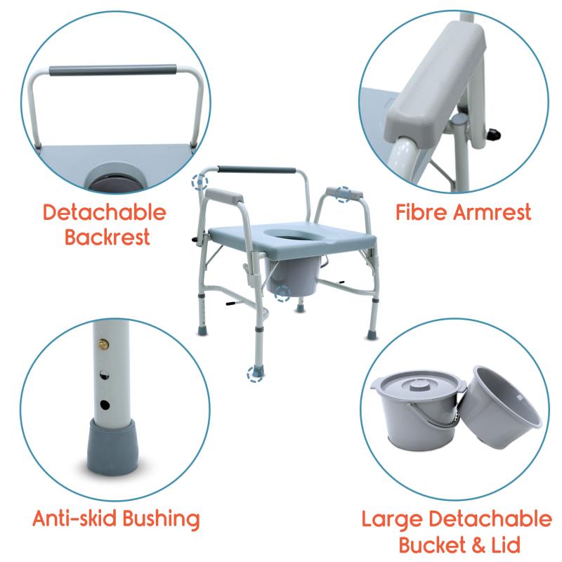 KosmoCare Bariatric Commode Chair