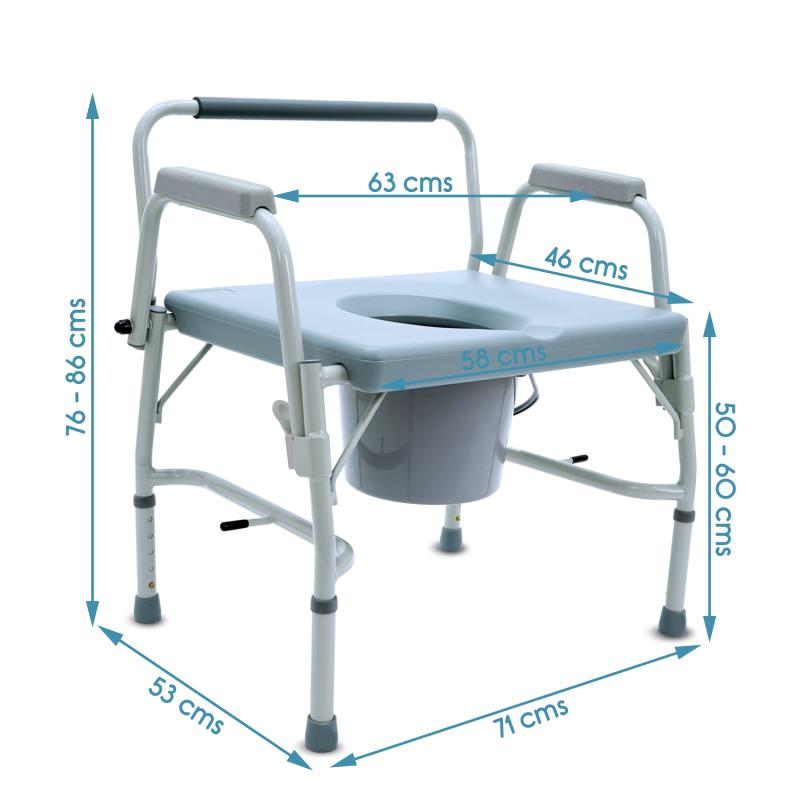 KosmoCare Bariatric Commode Chair