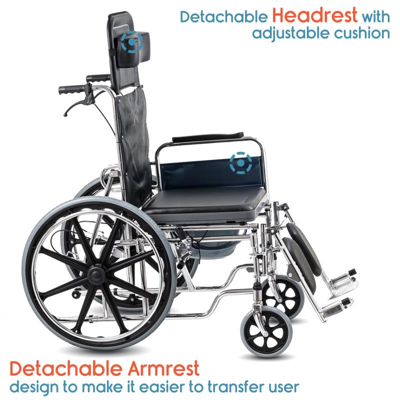KosmoCare Recliner cum Commode (RCS303)
