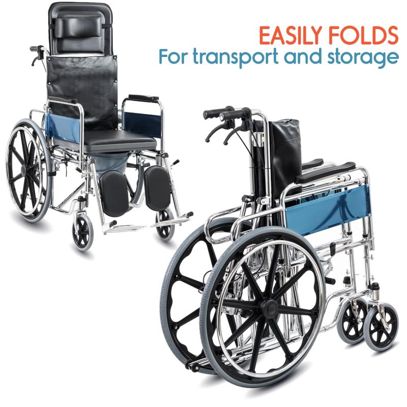 KosmoCare Recliner cum Commode (RCS303)