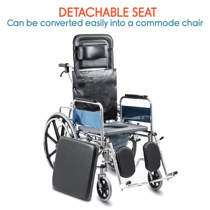 KosmoCare Recliner cum Commode (RCS303)