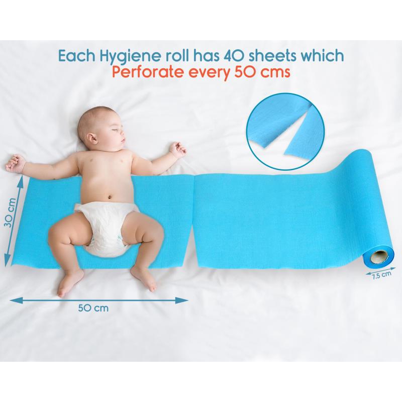 Hygiene Protective Sheet (30 x 50cms) - 40 sheets per roll