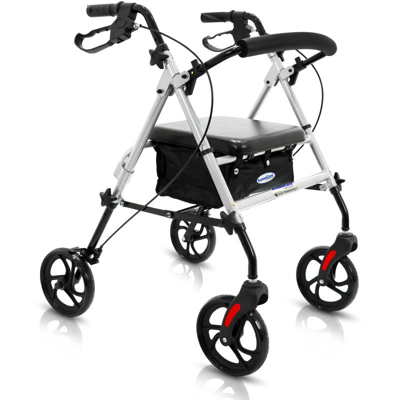 Kosmocare Folding Rollator Walker with seat