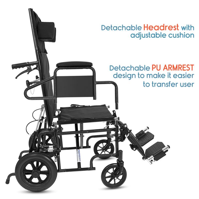 KosmoCare Tranz Recliner wheelchair (RCS308)