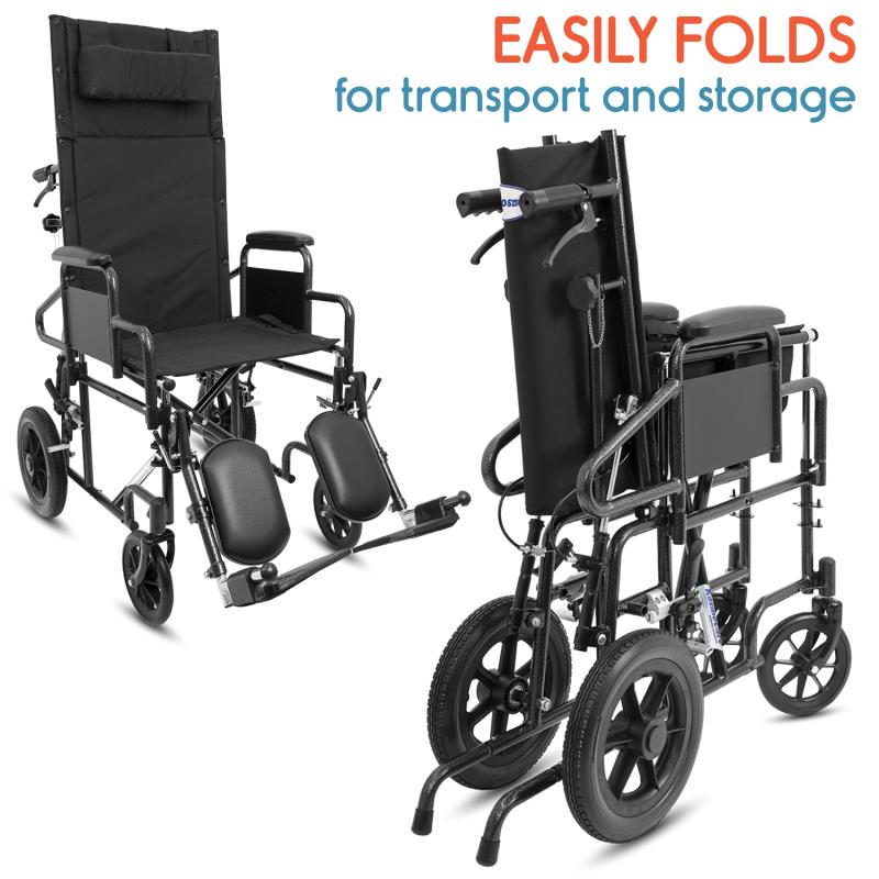 KosmoCare Tranz Recliner wheelchair (RCS308)