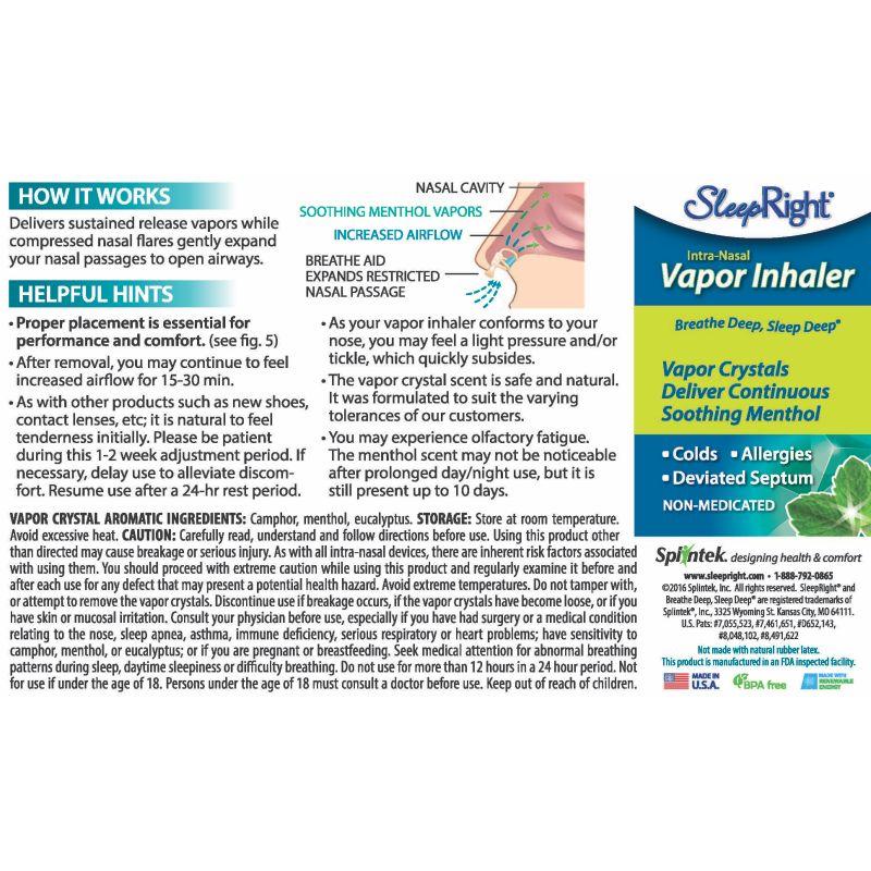 SleepRight Intra-Nasal Vapor Inhaler