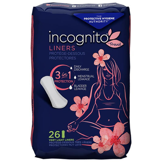 Prevail Incognito Liner for Menstrual and Bladder Leaks