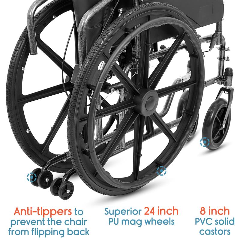 KosmoCare Recliner Cum Commode - Crest Series (Premium U-Cut Seat) (RCS307)