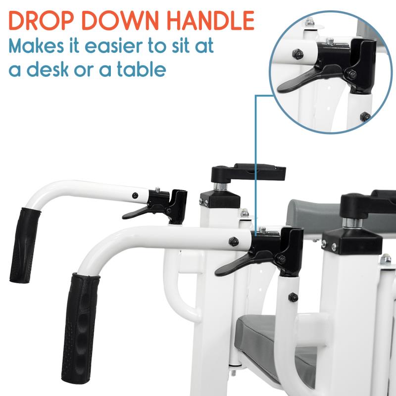 KosmoCare Patient Lift & Transfer Wheelchair For Bedridden Patient (RCS601 & RCS602)