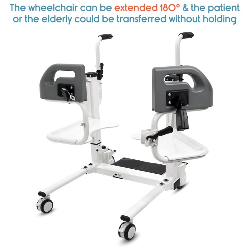 KosmoCare Electric Lift Patient Transfer Wheelchair