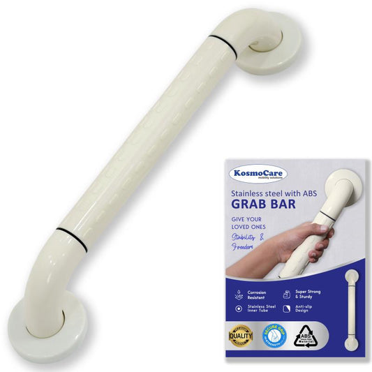 KosmoCare Stainless Steel Grab Bar with Anti-Slip Nylon Grip