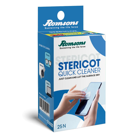 Stericot Surface Cleaning Wipes (Pack of 2) 50 pcs/pack