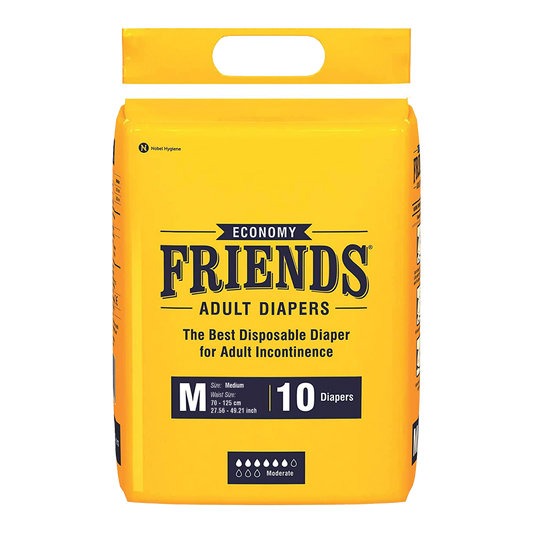 FRIENDS ADULT DIAPERS ECONOMY 10's X 12 C