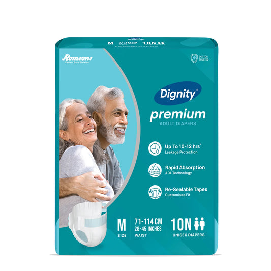 Dignity Premium Adult Diapers (10 Pcs/Pack)