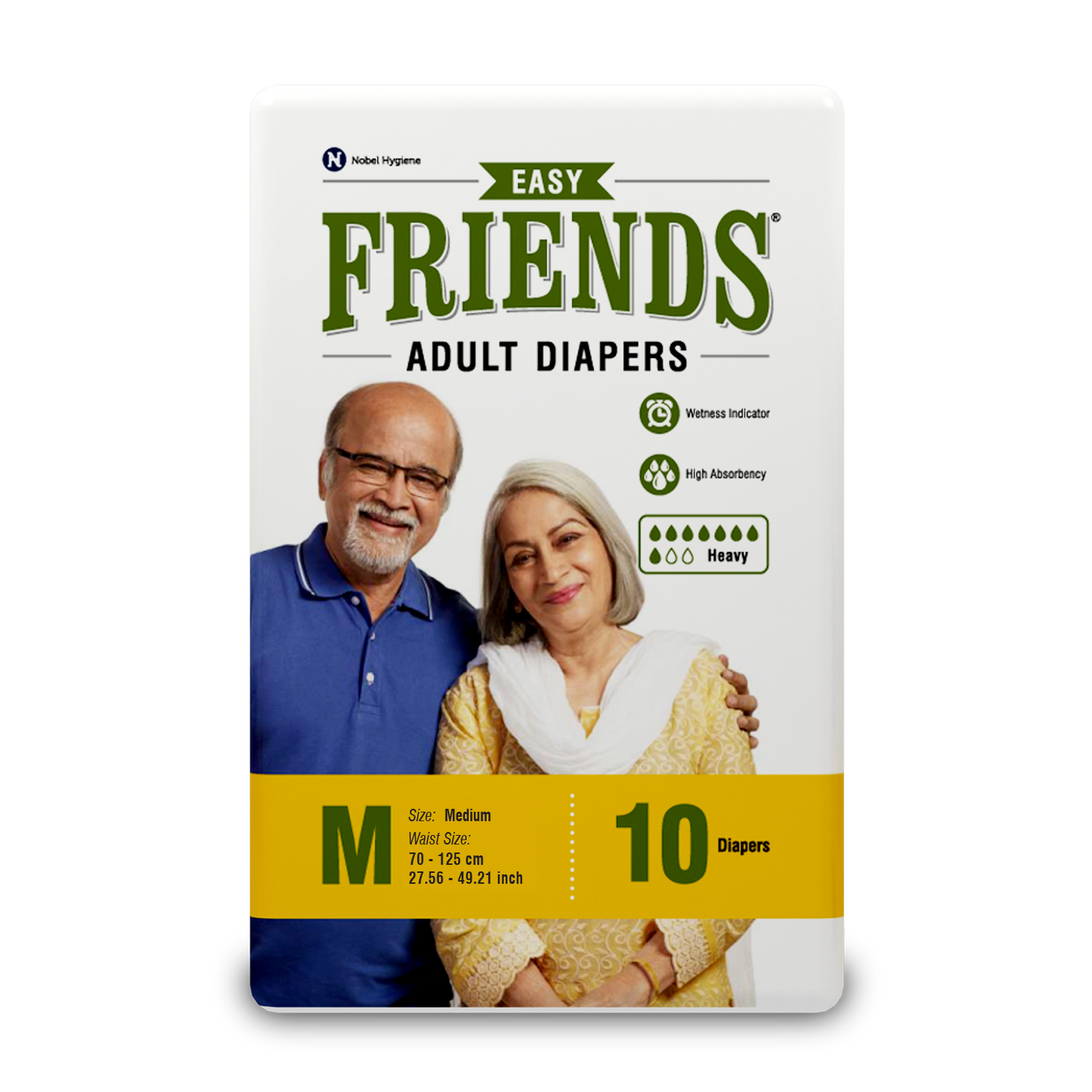 FRIENDS ADULT DIAPERS EASY 10's × 12 Case