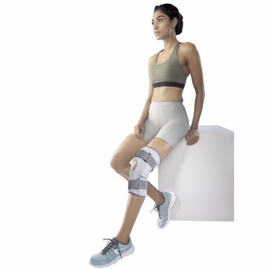 NEW HINGE ELASTIC SUPPORT WITH PATELLA