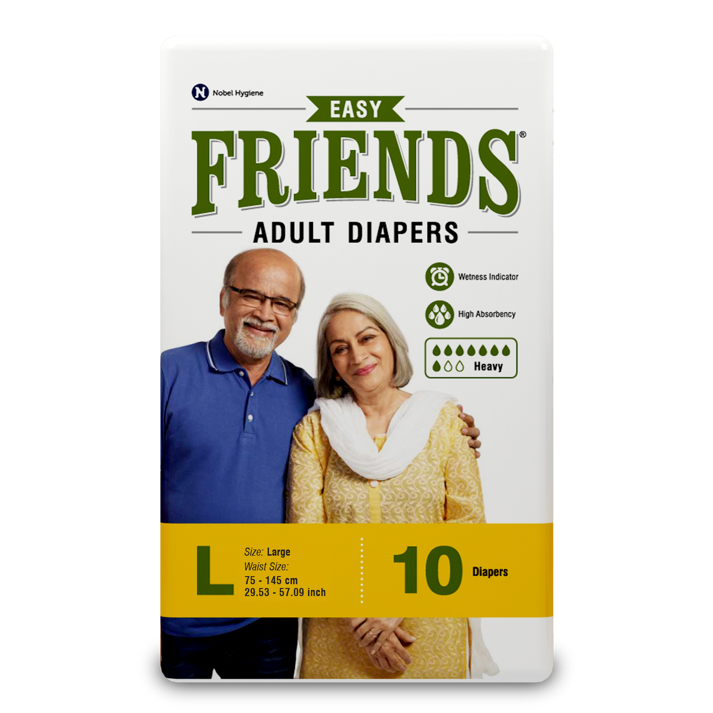 FRIENDS ADULT DIAPERS EASY 30' piece × 4 Case