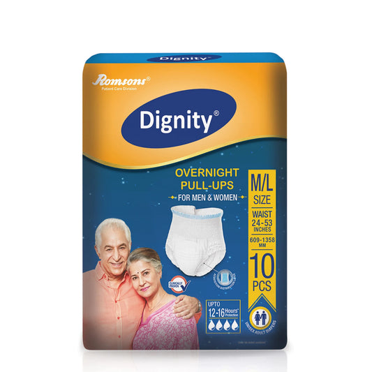 Dignity Overnight Pull Up Adult Diapers (10 Pcs/Pack)