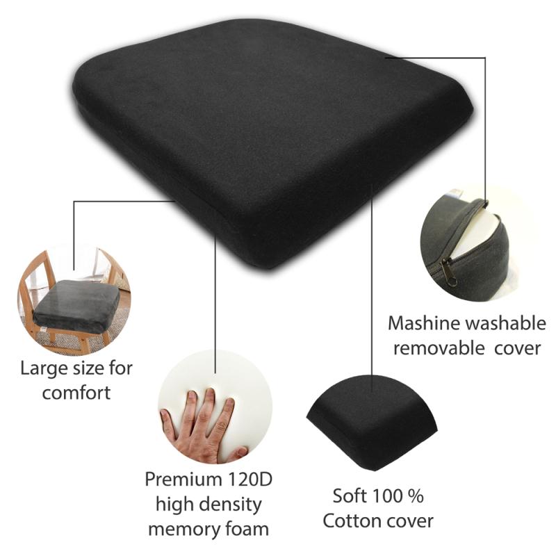 HD Memory Foam Pressure Relieving Seat Cushion - RXM4002