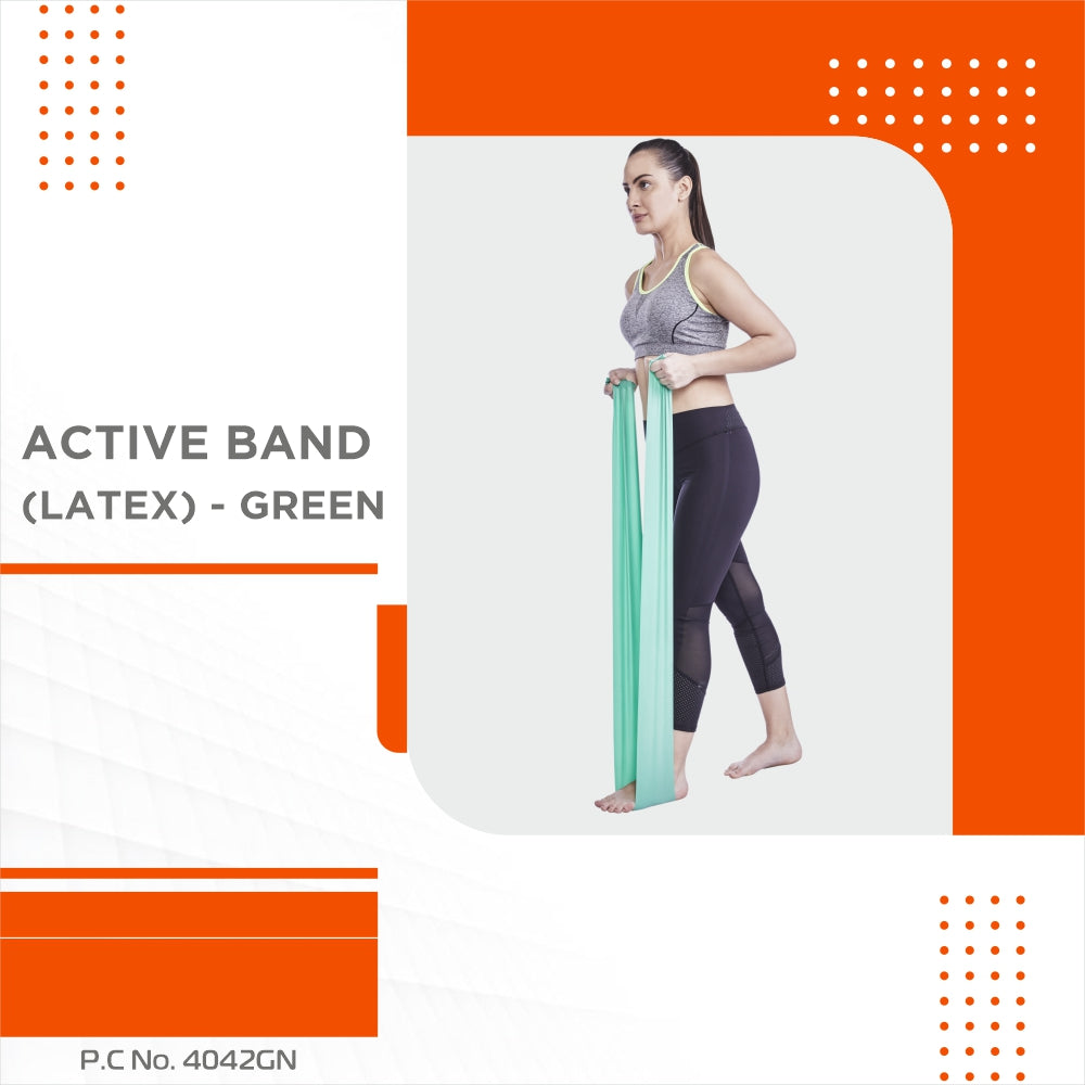 ACTIVEBAND PHYSICAL RESISTANCE BAND - GREEN 1.80 Mtrs