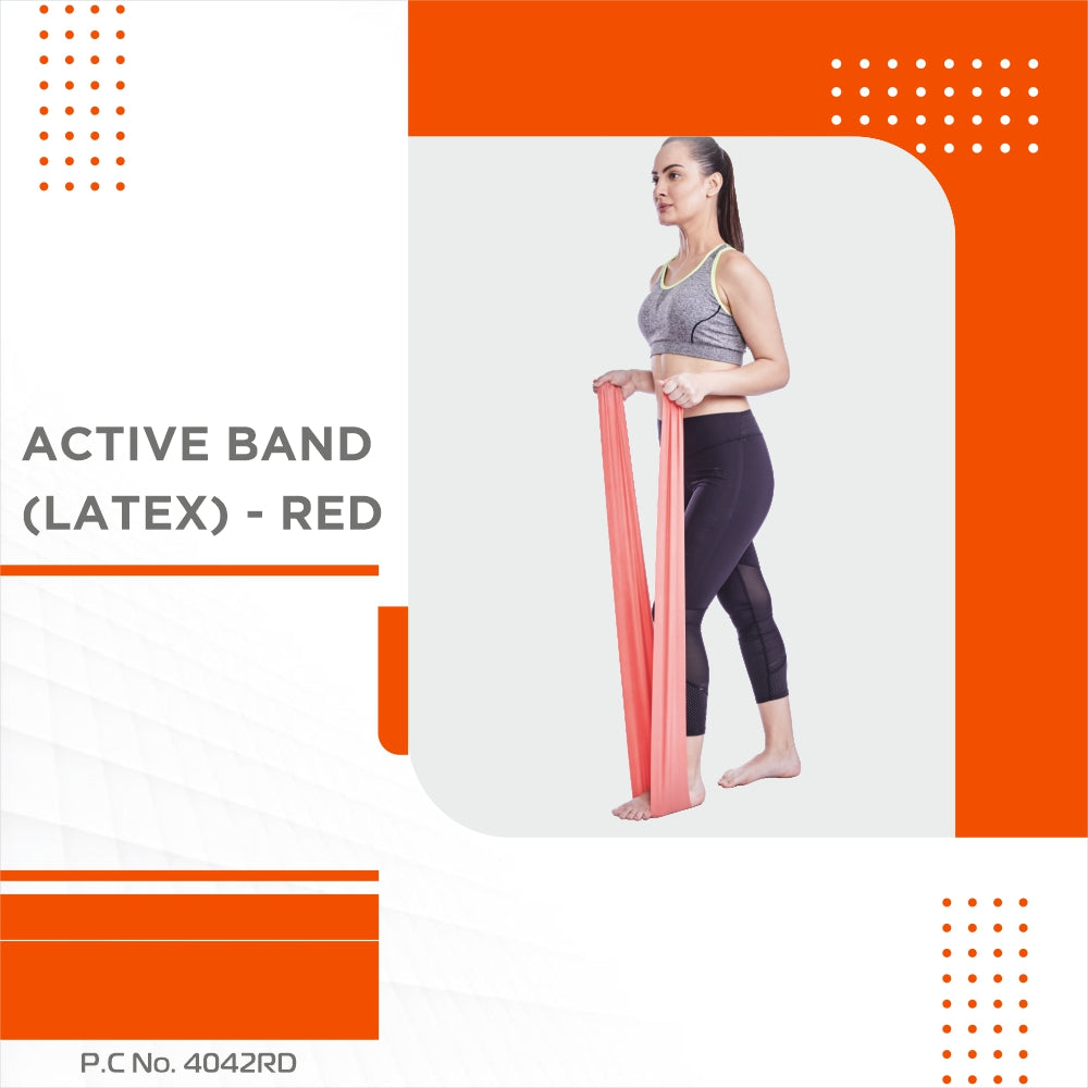 ACTIVEBAND PHYSICAL RESISTANCE BAND - RED 1.80 Mtrs