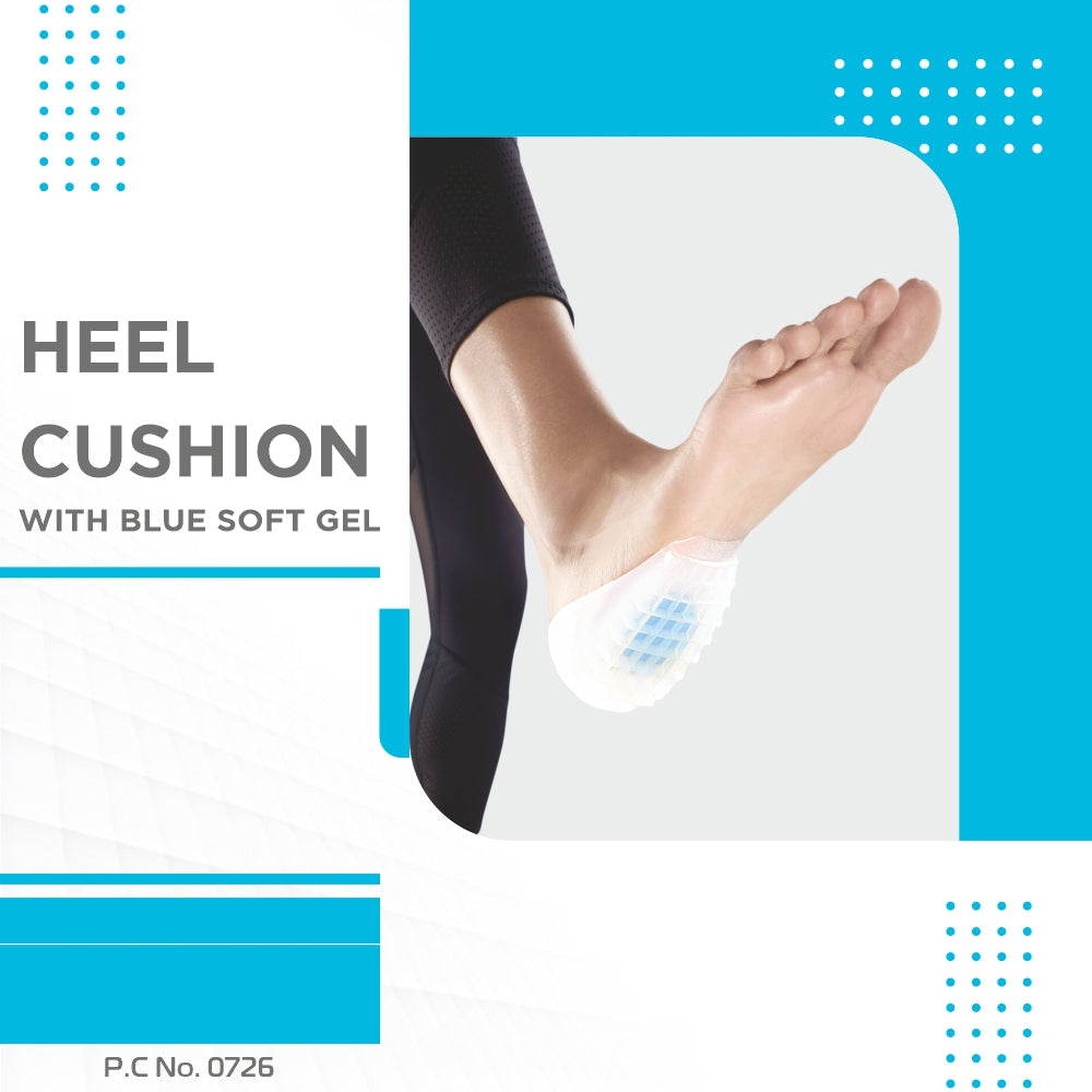 HEEL CUSHION WITH BLUE SPOT