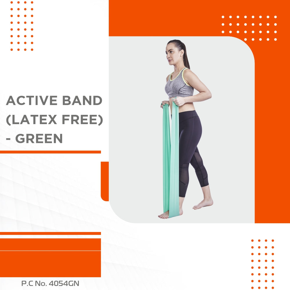 ACTIVEBAND PHYSICAL RESISTANCE LATEX FREE BAND - GREEN 150CMS