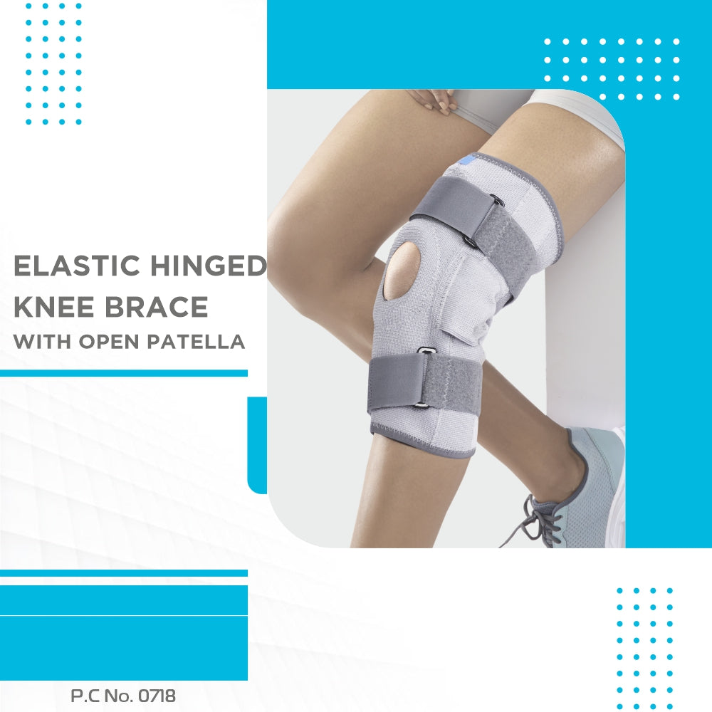 NEW HINGE ELASTIC SUPPORT WITH PATELLA